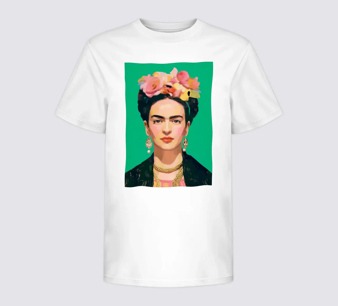 Frida Verde camiseta para niños de Clara August