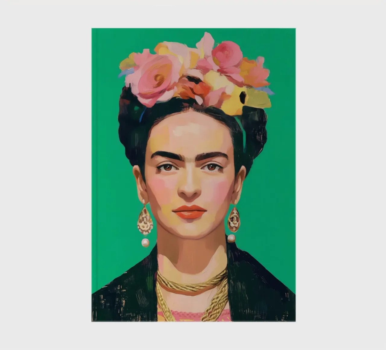 Frida Verde notebook by Clara August