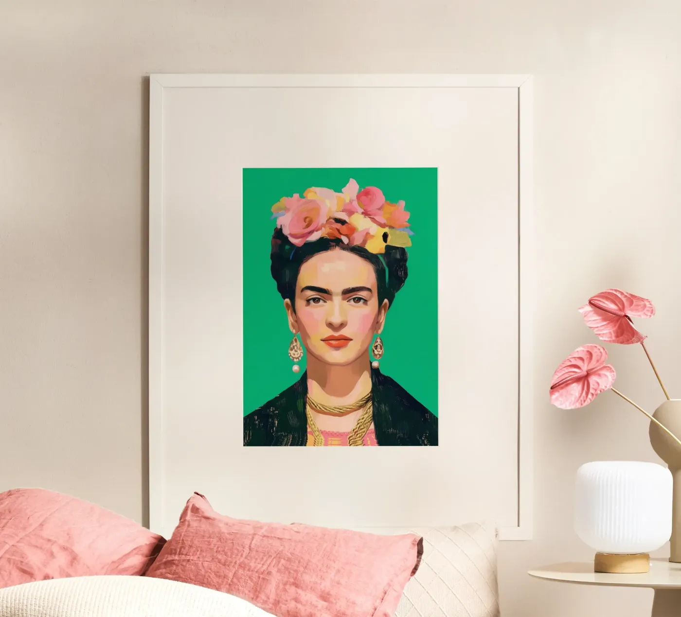 Frida Verde poster da Clara August