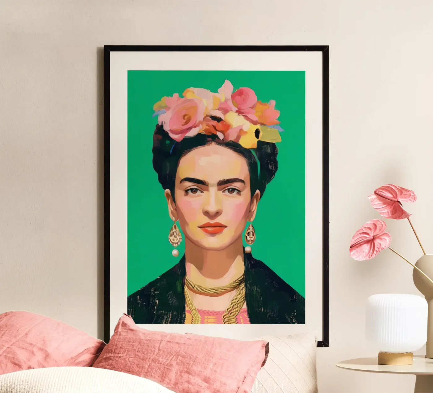 Frida Verde poster da Clara August