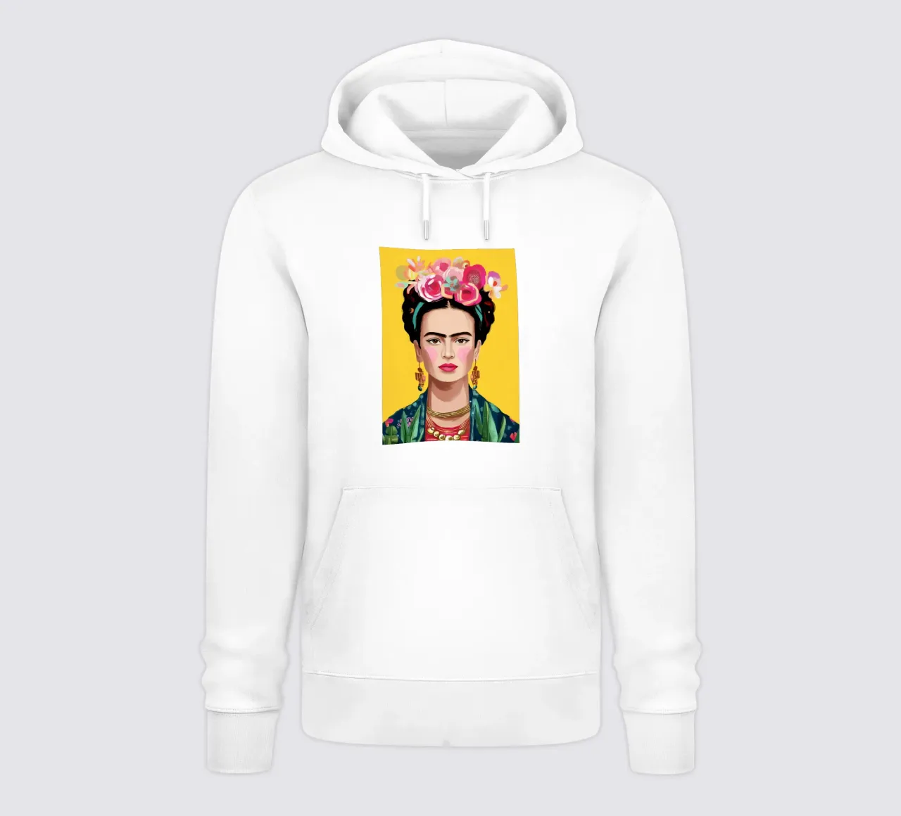 Frida Vive Aquí felpa con cappuccio da Clara August