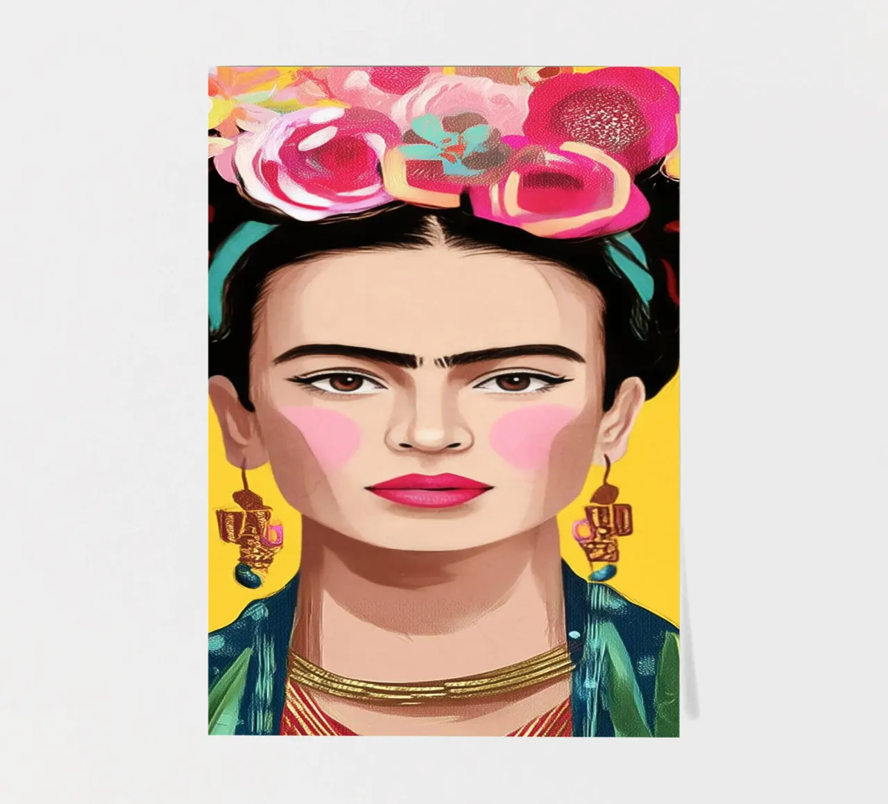 Frida Vive Aquí sticker sheet by Clara August