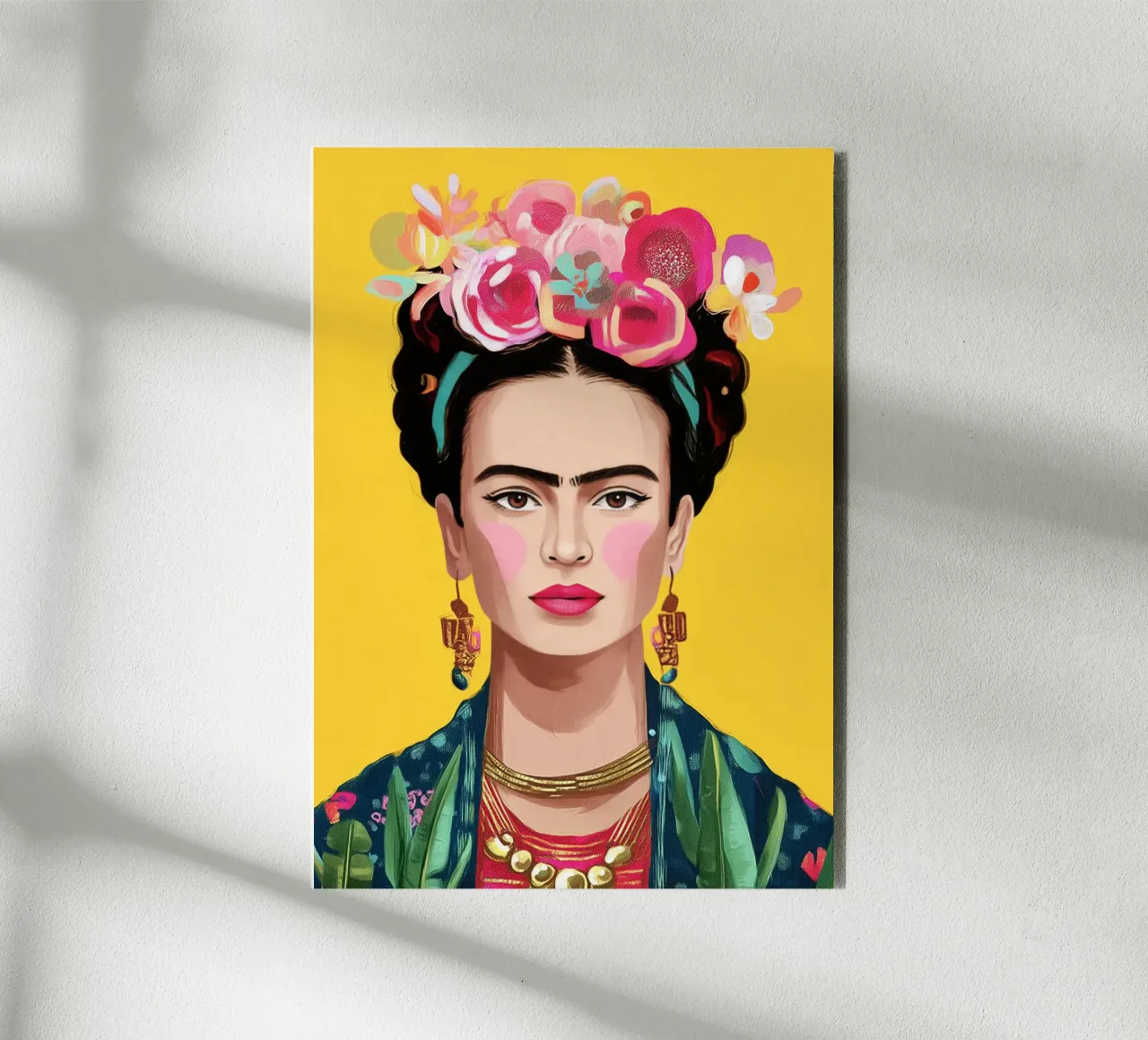 Frida Vive Aquí alu-dibond by Clara August