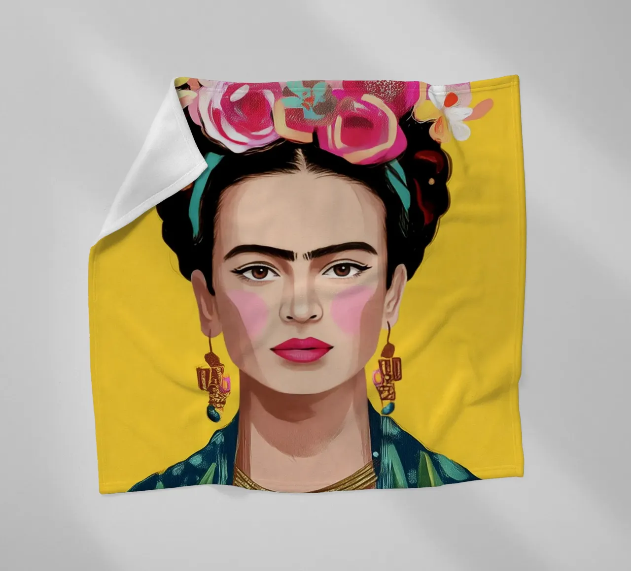 Frida Vive Aquí coperta in pile da Clara August