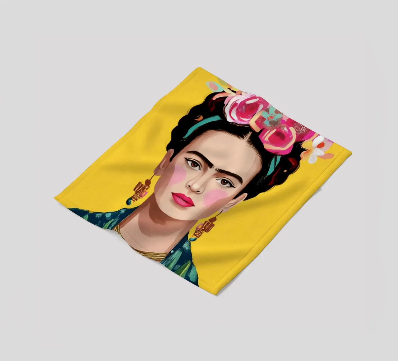 Frida Vive Aquí coperta in pile da Clara August