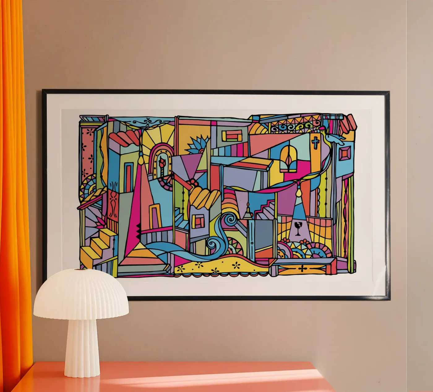 Street I poster by Ninhol