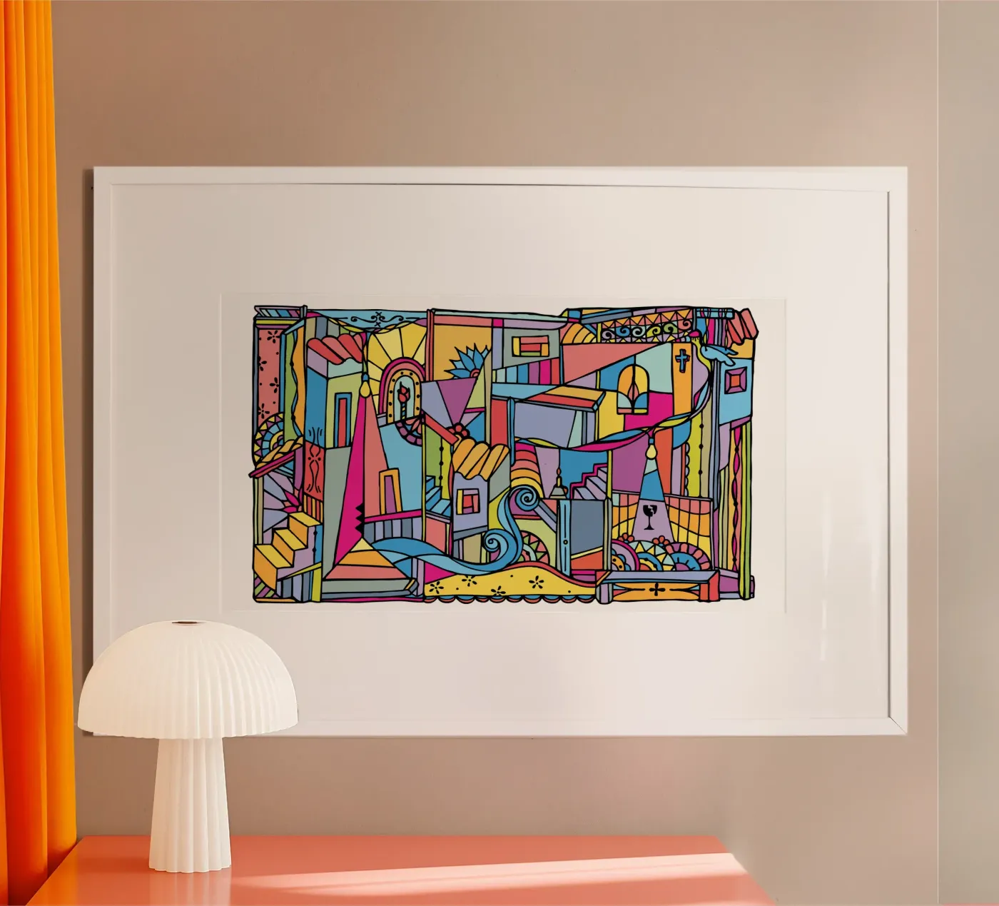 Street I poster by Ninhol