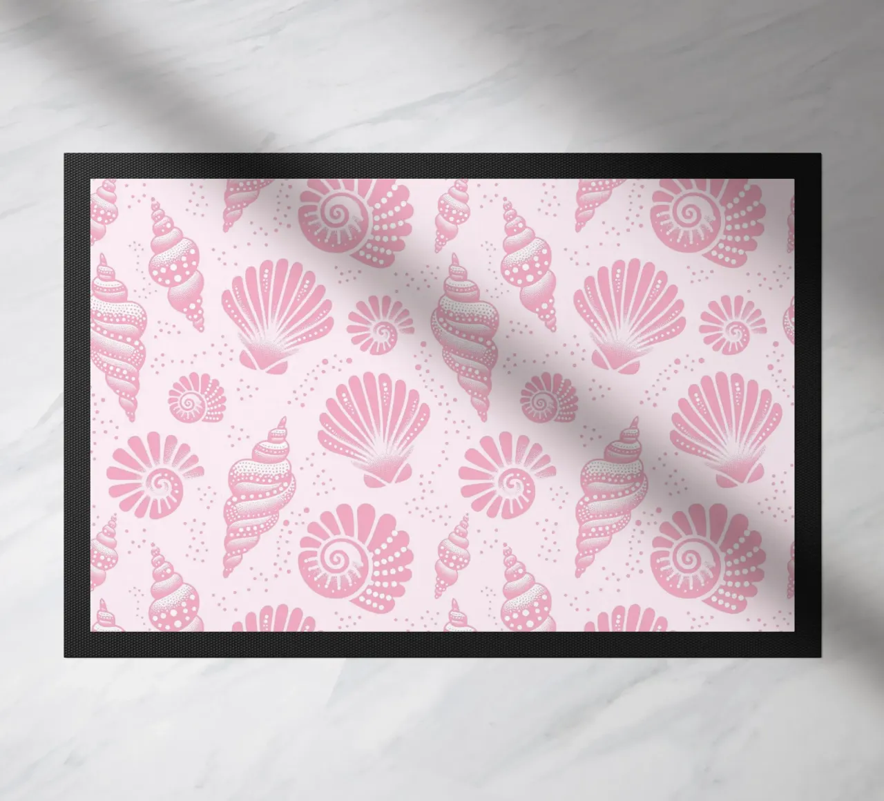 Conchiglie rosa confetto zerbino da SilverPegasus