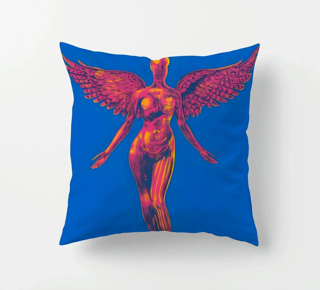 SAARAV Nirvana Concert Poster Kurt Cobain Rock Music Aesthet decorative cushion by DGUnder