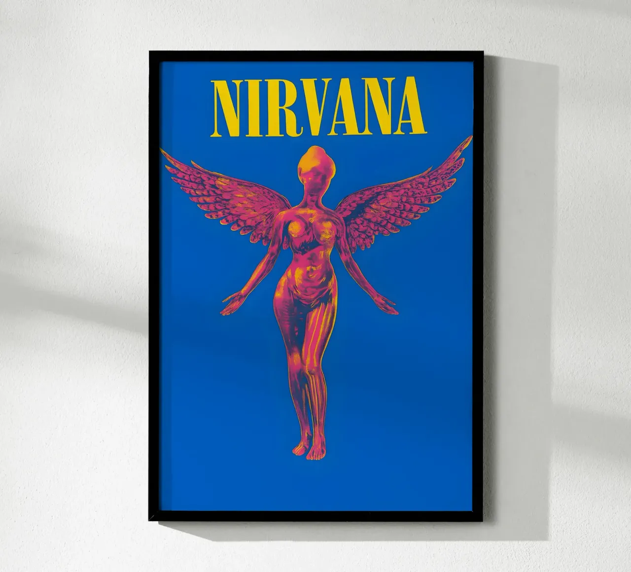 SAARAV Nirvana Concert Poster Kurt Cobain Rock Music Aesthet hahnemühle by DGUnder
