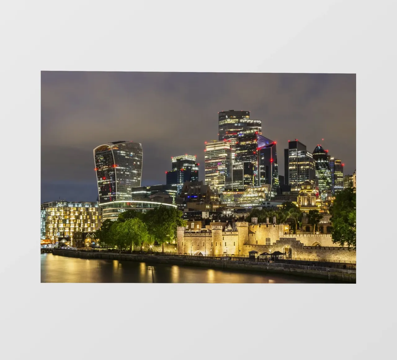 LONDEN Architectuur door de eeuwen heen backlit folie van Melanie Viola
