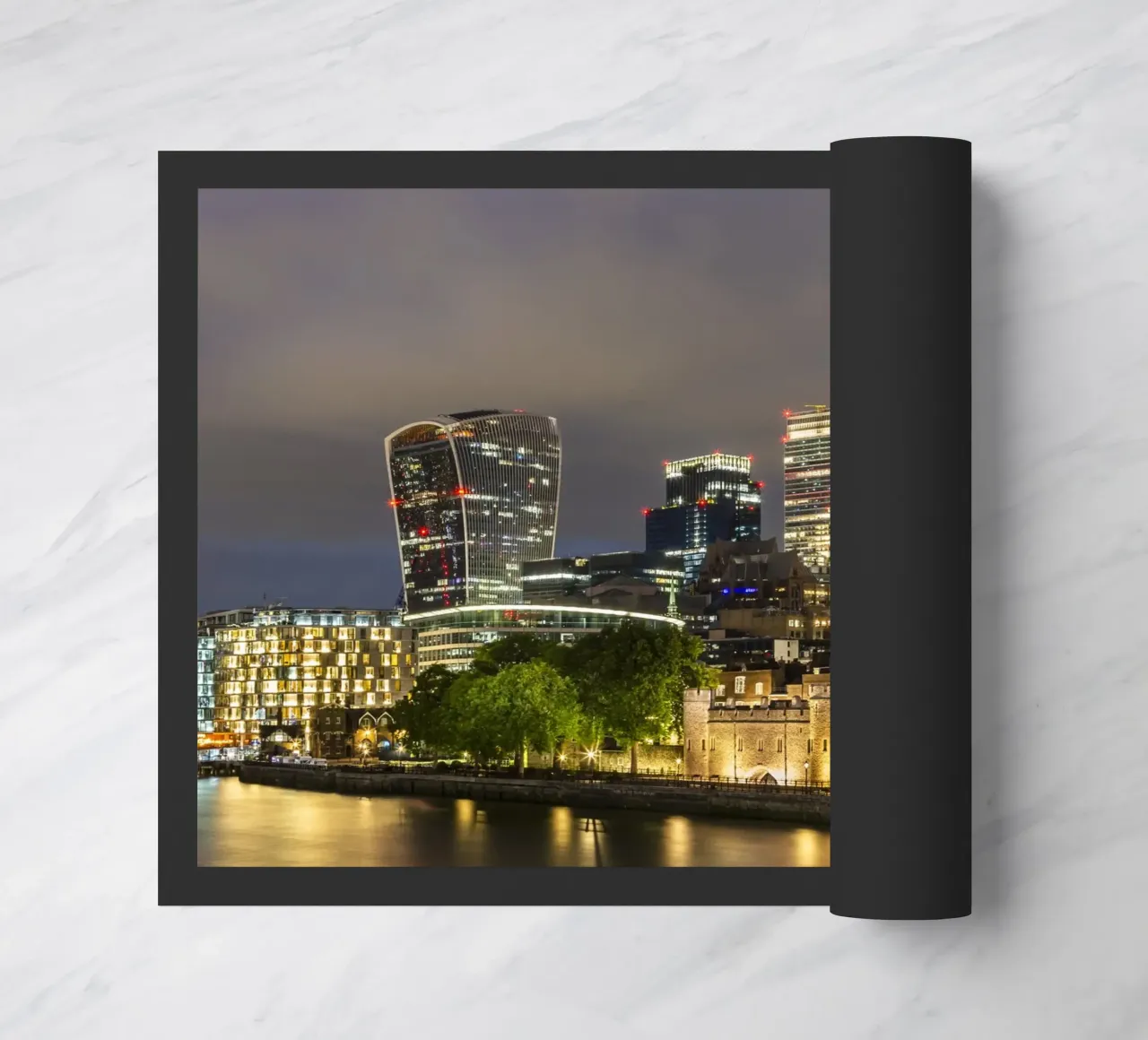 LONDEN Architectuur door de eeuwen heen deurmat van Melanie Viola