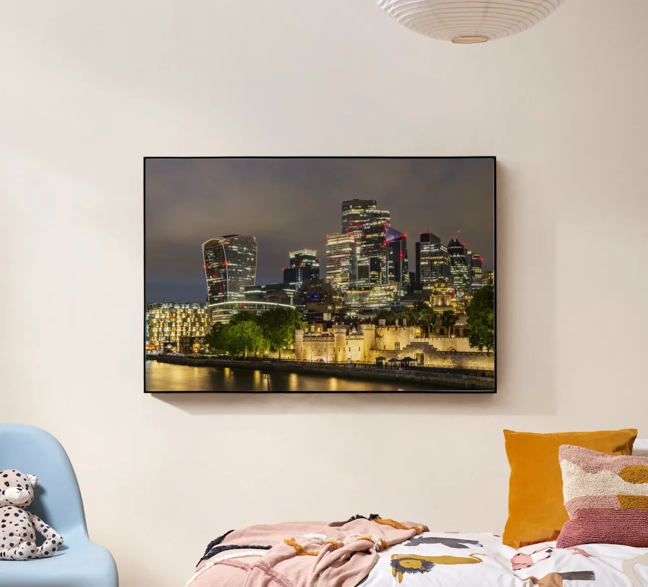 LONDEN Architectuur door de eeuwen heen acryl van Melanie Viola
