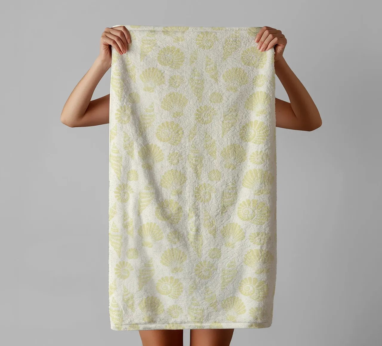 Coquillages Beurre Jaune serviette de bain de SilverPegasus