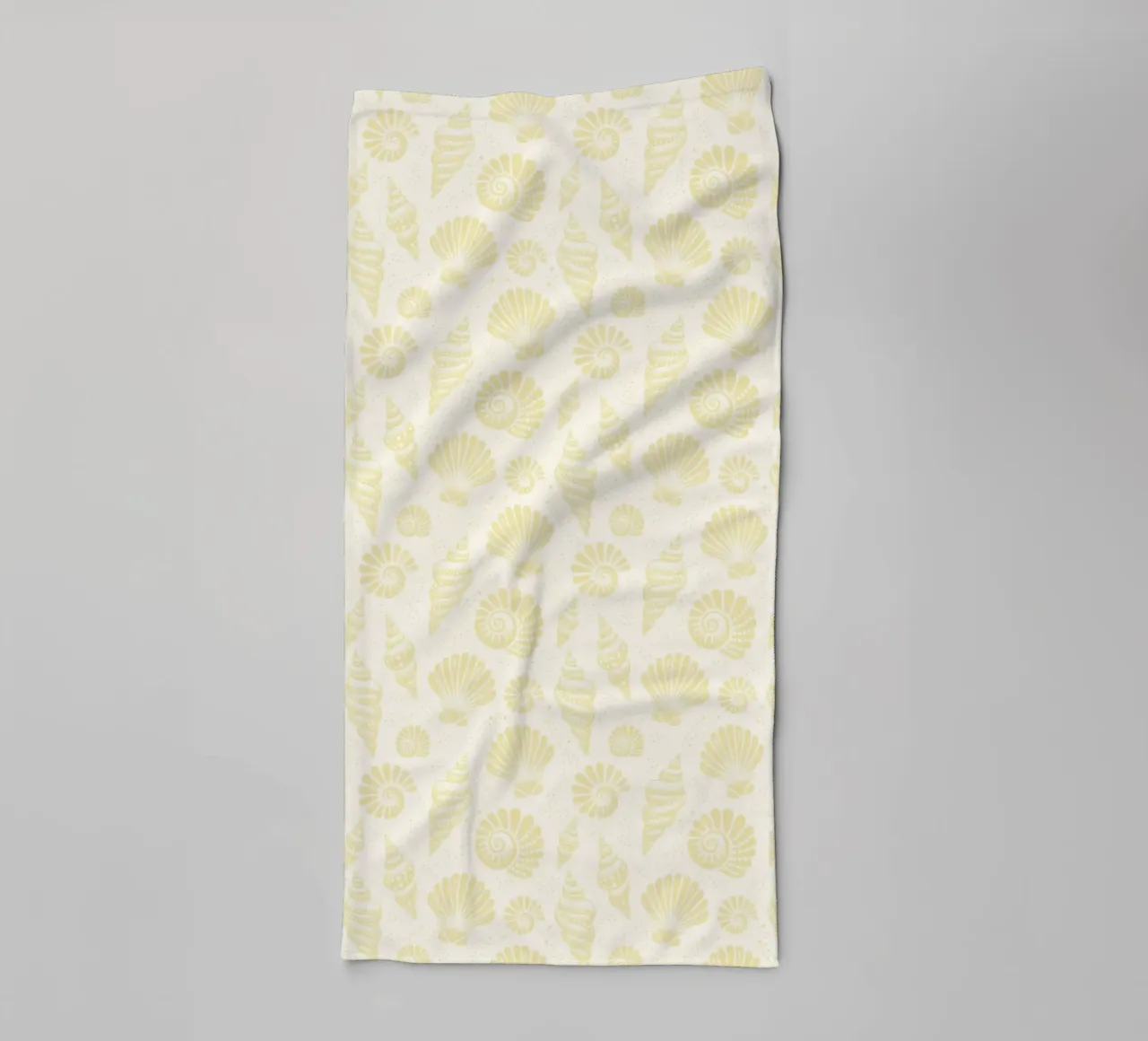 Coquillages Beurre Jaune serviette de bain de SilverPegasus