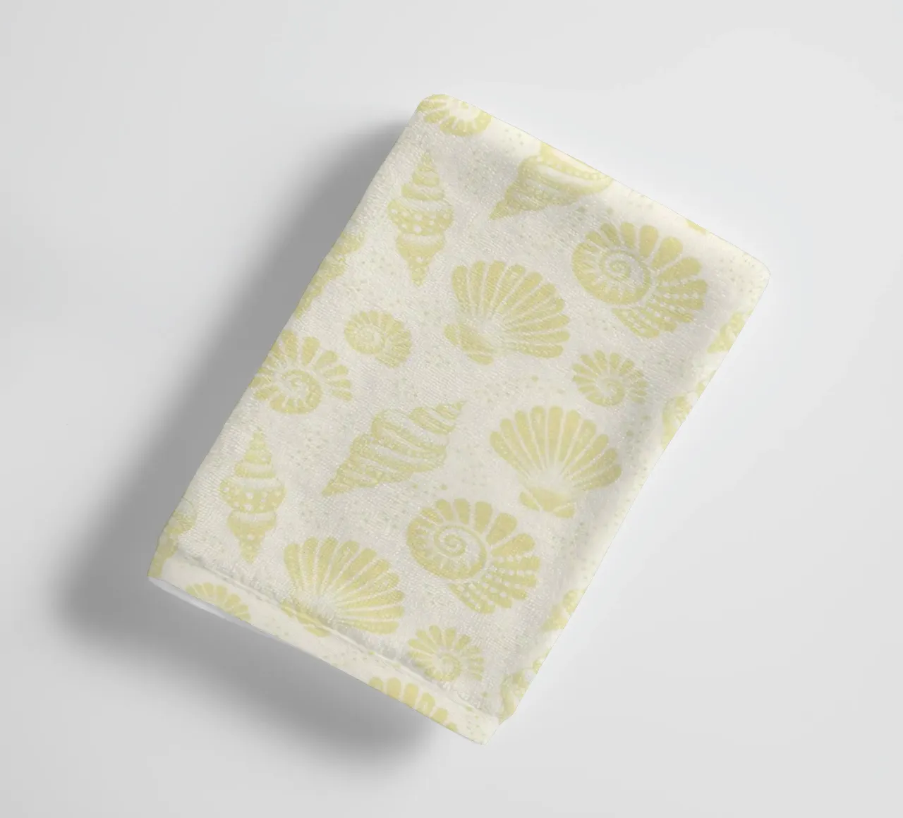 Coquillages Beurre Jaune serviette de bain de SilverPegasus