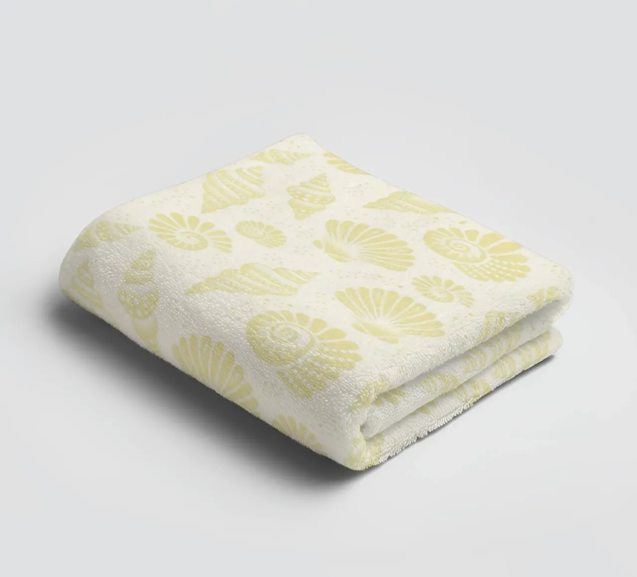 Coquillages Beurre Jaune serviette de bain de SilverPegasus