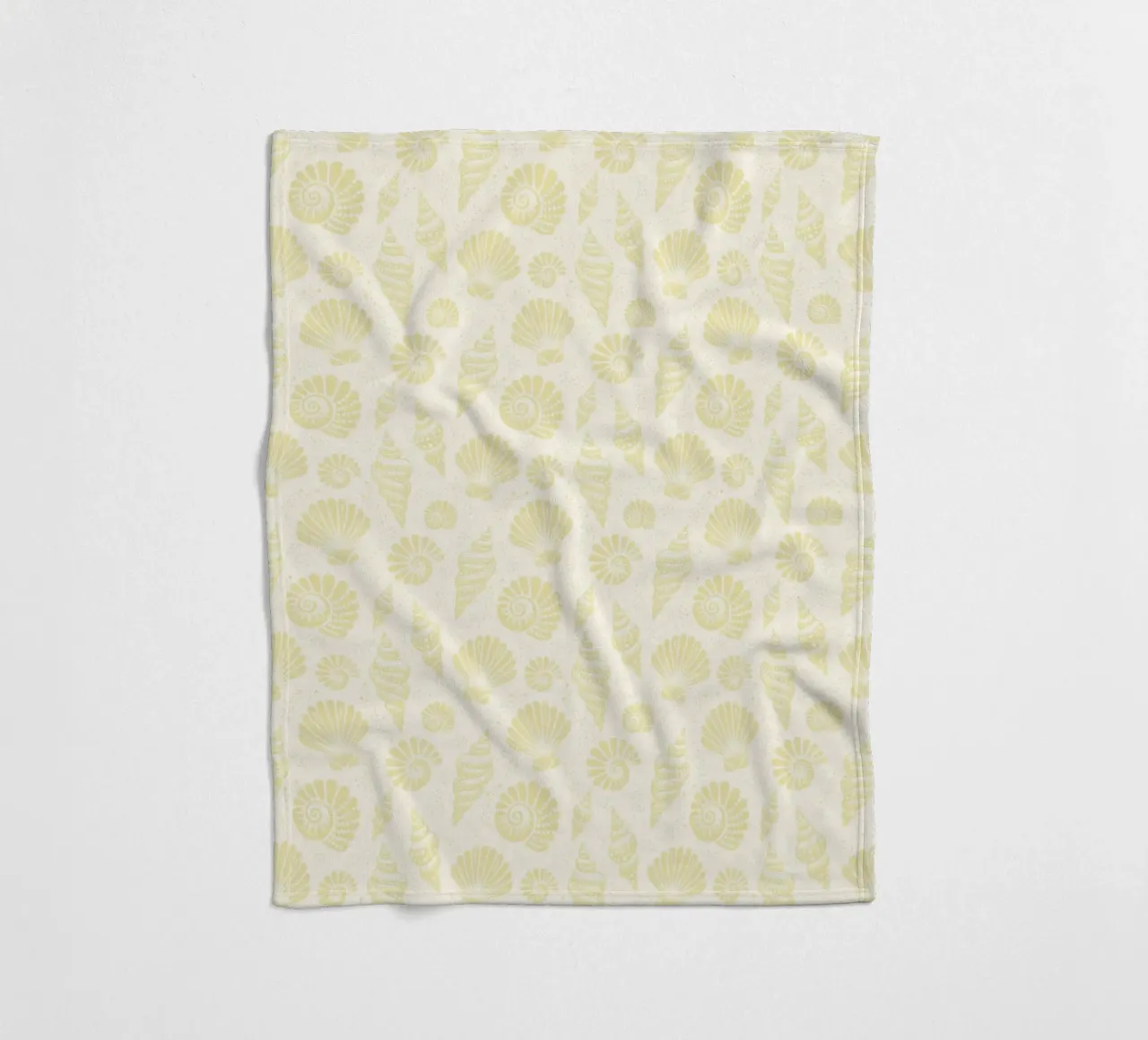 Conchiglie giallo burro coperta in pile da SilverPegasus