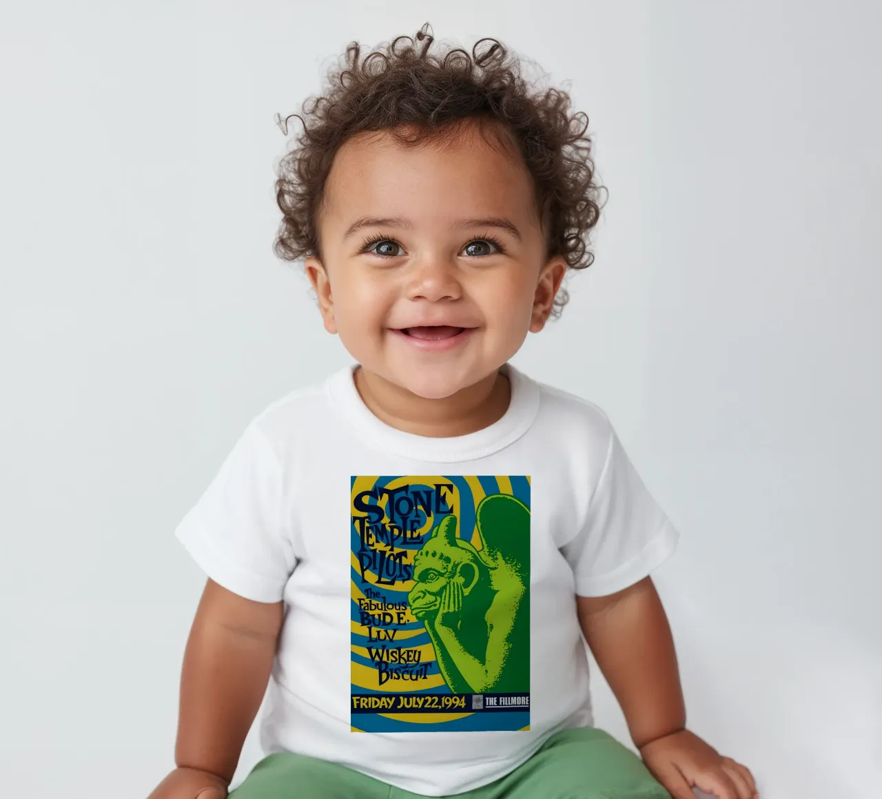 Stone Temple Pilots Fillmore 1994 Mini Concert baby t-shirt by DGUnder
