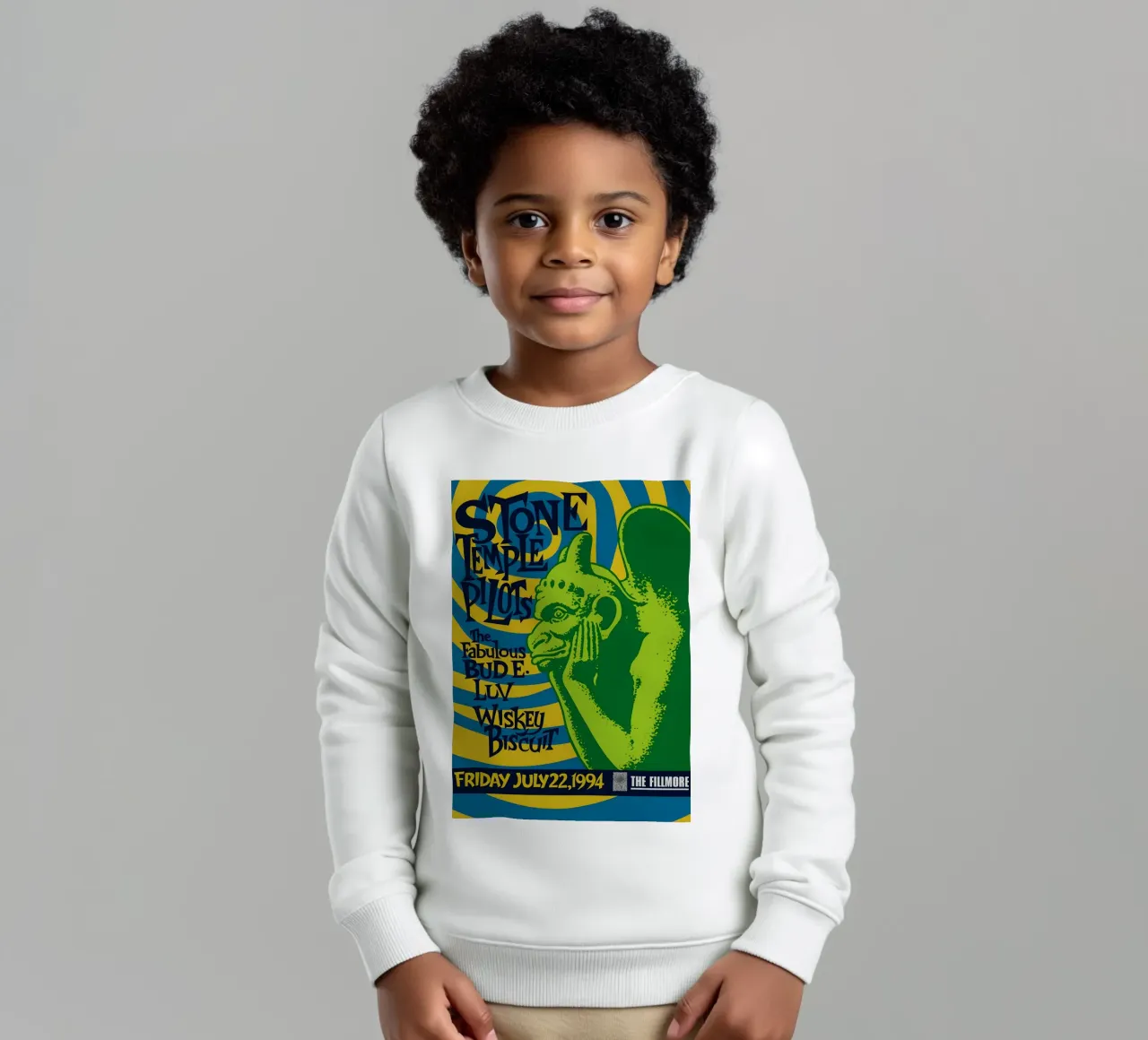 Stone Temple Pilots Fillmore 1994 Mini Concert kids sweatshirt by DGUnder