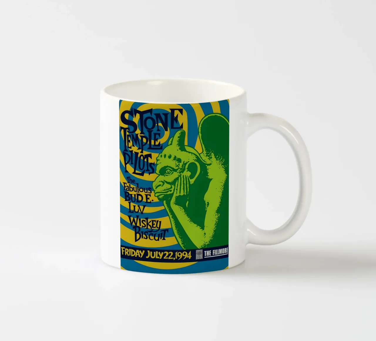 Stone Temple Pilots Fillmore 1994 Mini Concert ceramic mug by DGUnder