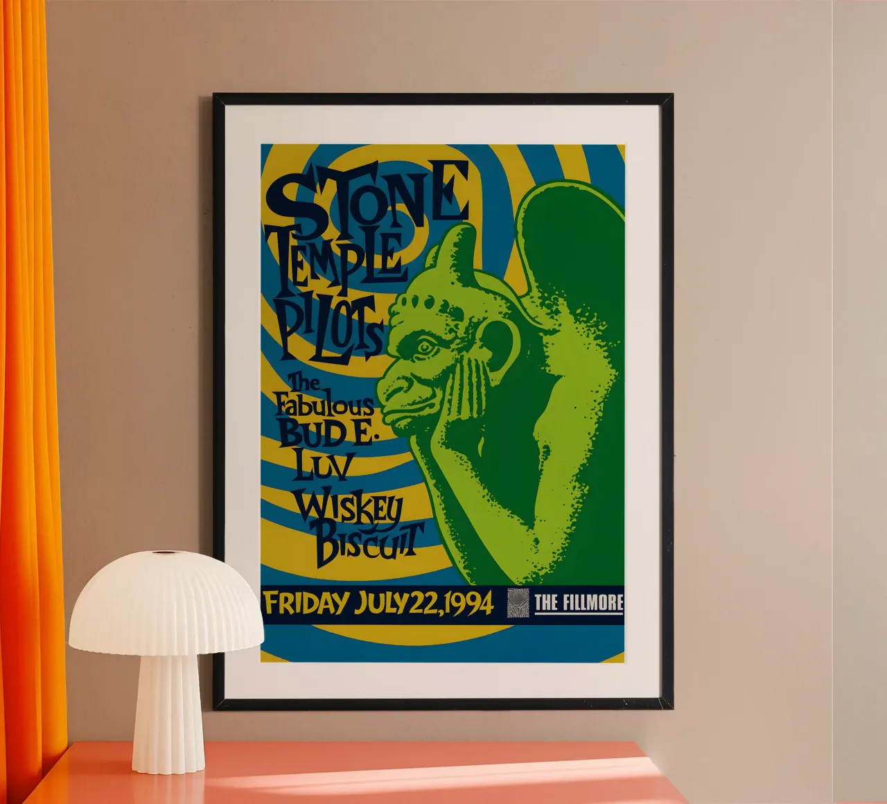 Stone Temple Pilots Fillmore 1994 Mini Concert hahnemühle by DGUnder