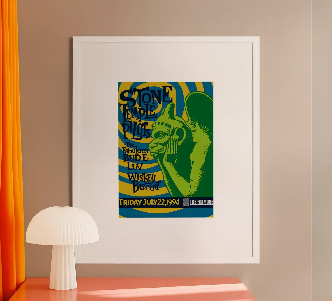 Stone Temple Pilots Fillmore 1994 Mini Concert hahnemühle by DGUnder
