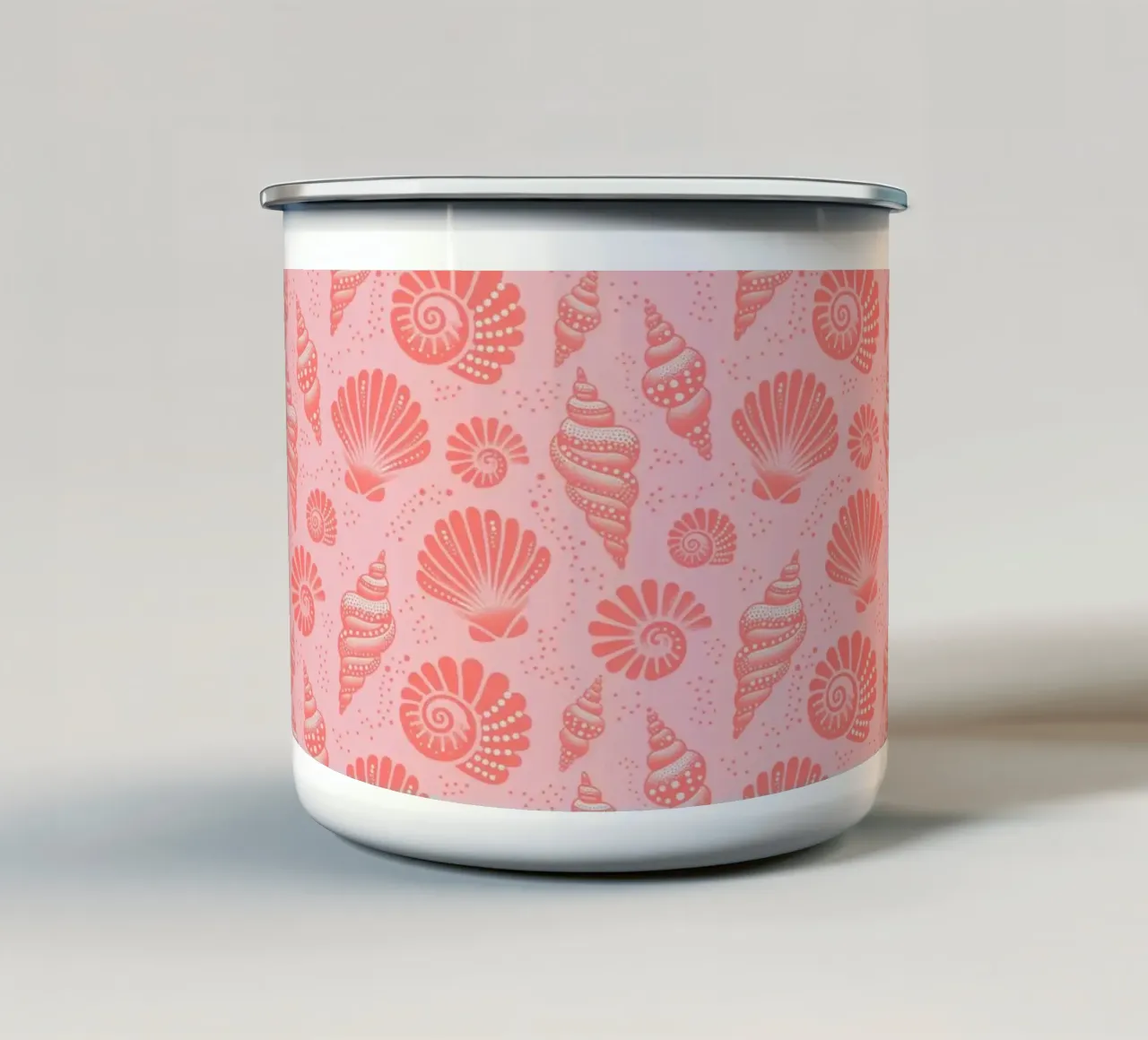 Conchiglie Corallo tazza in smalto da SilverPegasus