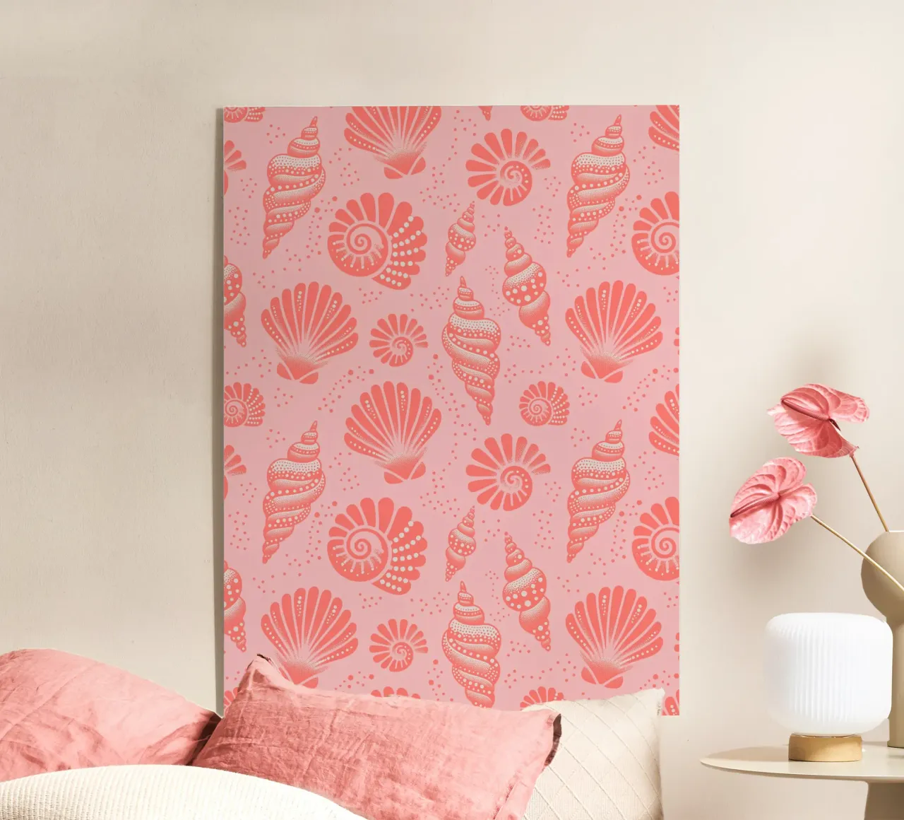 Seashells Coral acrylic glass by SilverPegasus