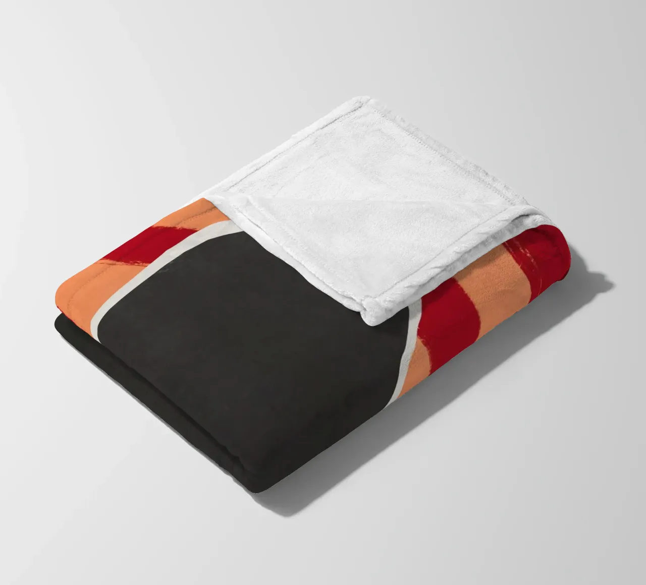 Modello nero 02 coperta in pile da Little Dean