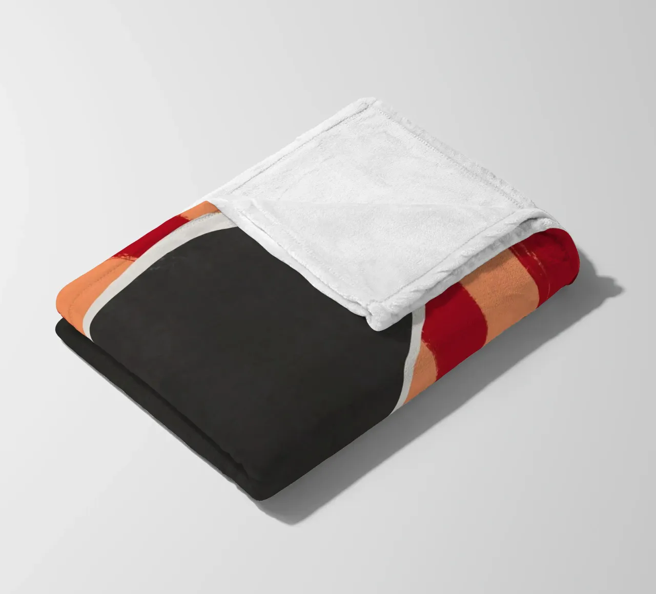 Modello nero 02 coperta in pile da Little Dean