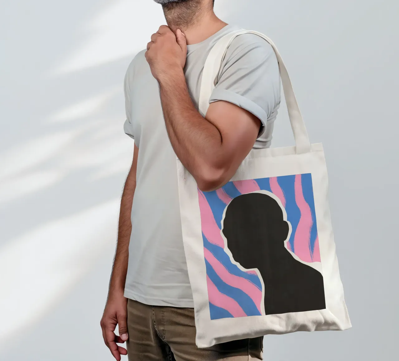 Modello nero 03 borsa in juta da Little Dean