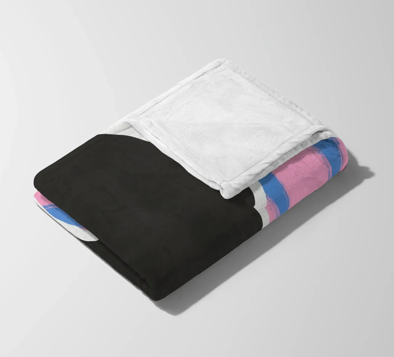 Modello nero 03 coperta in pile da Little Dean