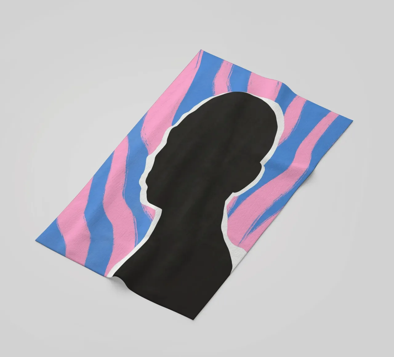 Modello nero 03 telo mare da Little Dean