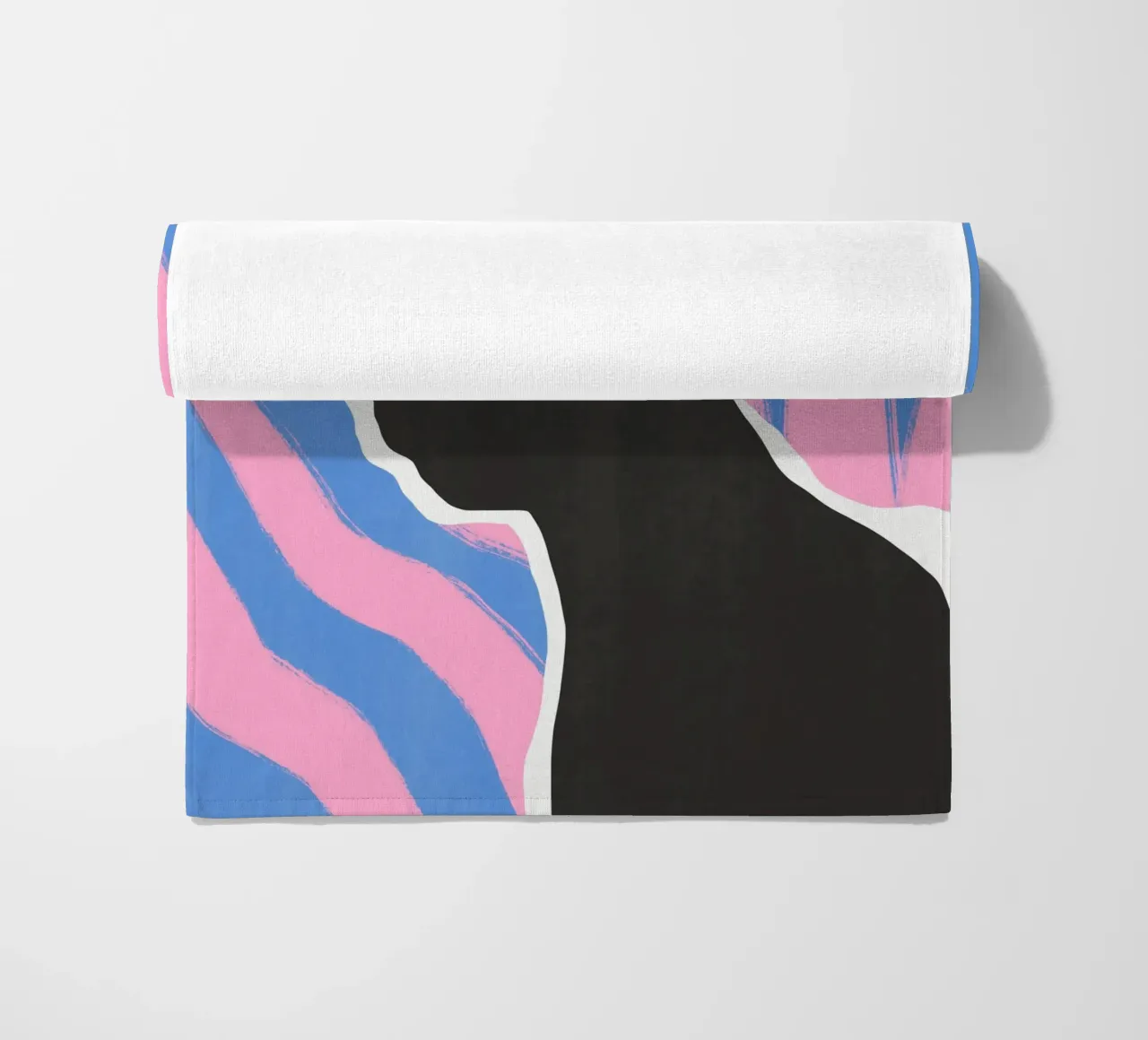 Modello nero 03 telo mare da Little Dean