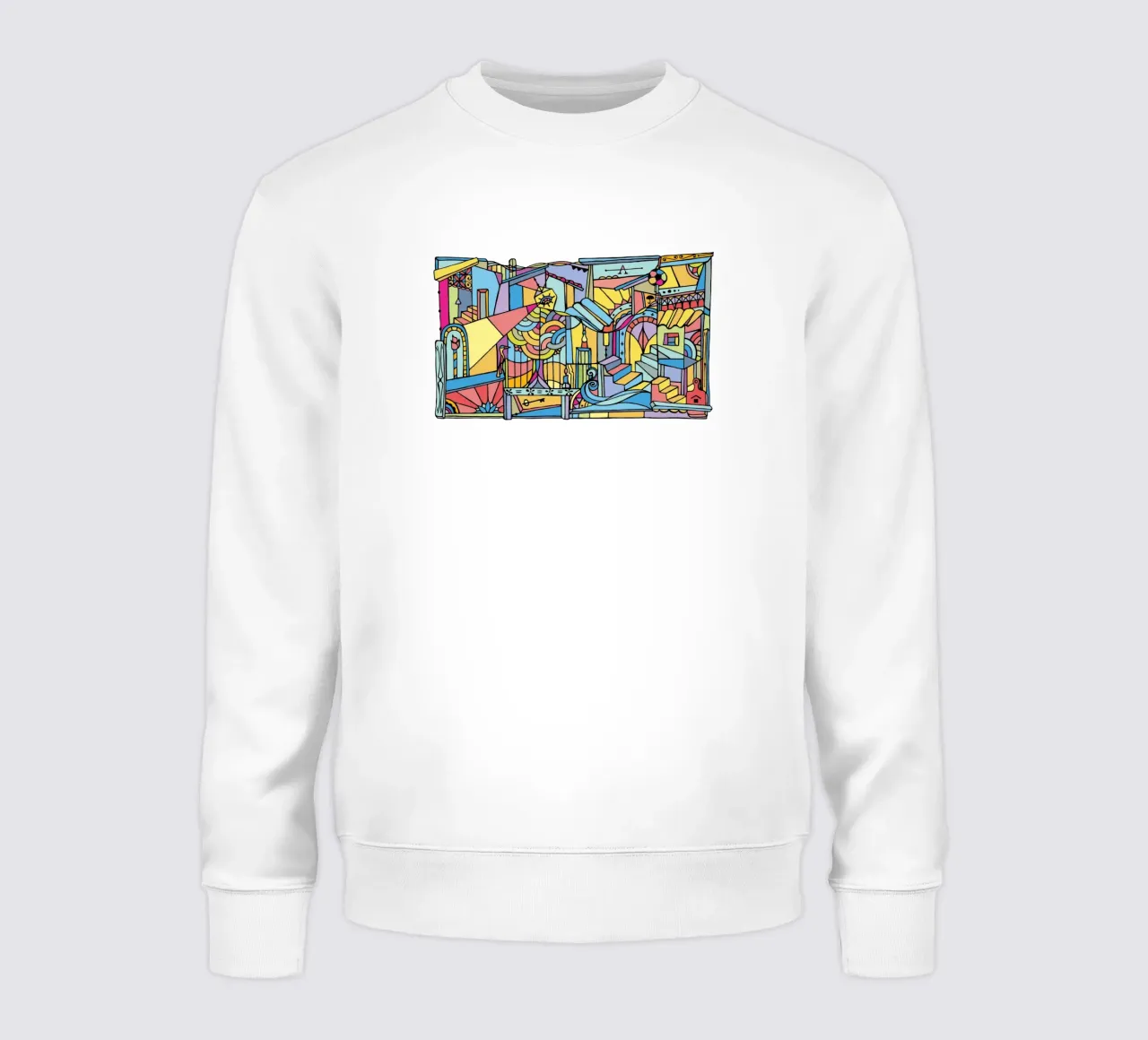 Straat II sweatshirt van Ninhol
