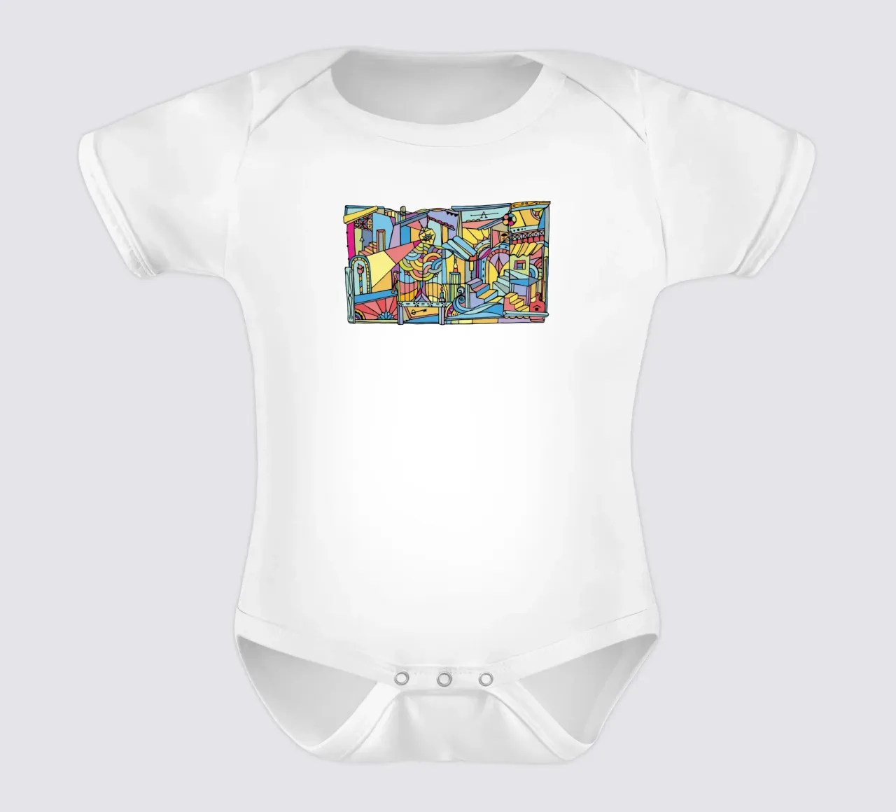 Via II body neonato maniche corte da Ninhol