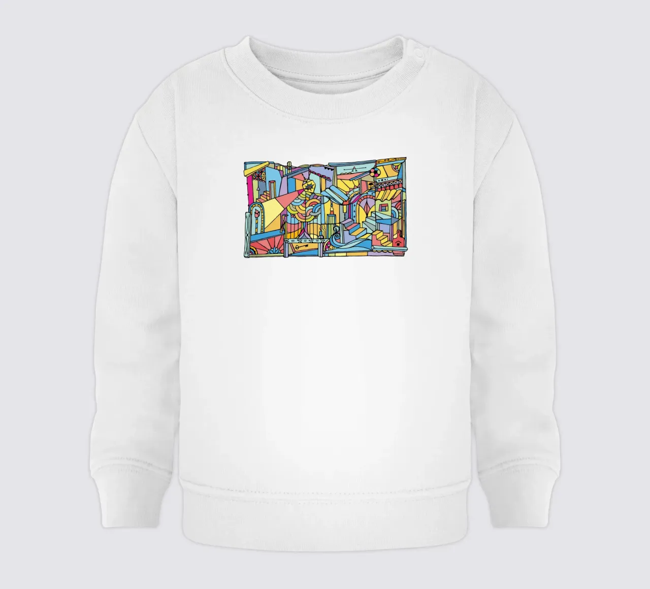 Via II felpa neonato da Ninhol