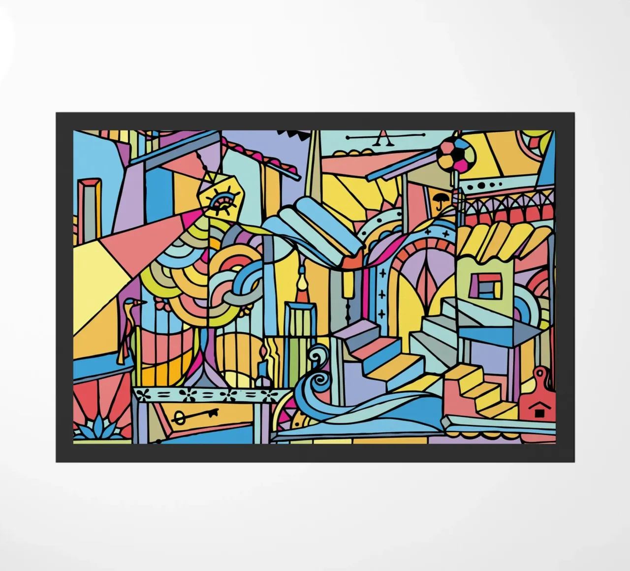 Street II doormat by Ninhol