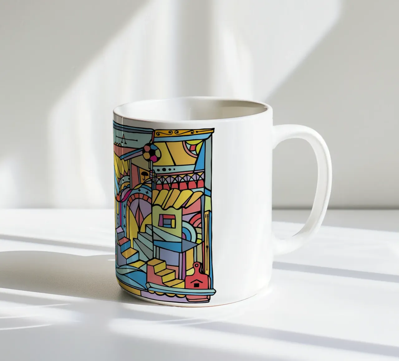 Via II tazza in ceramica da Ninhol