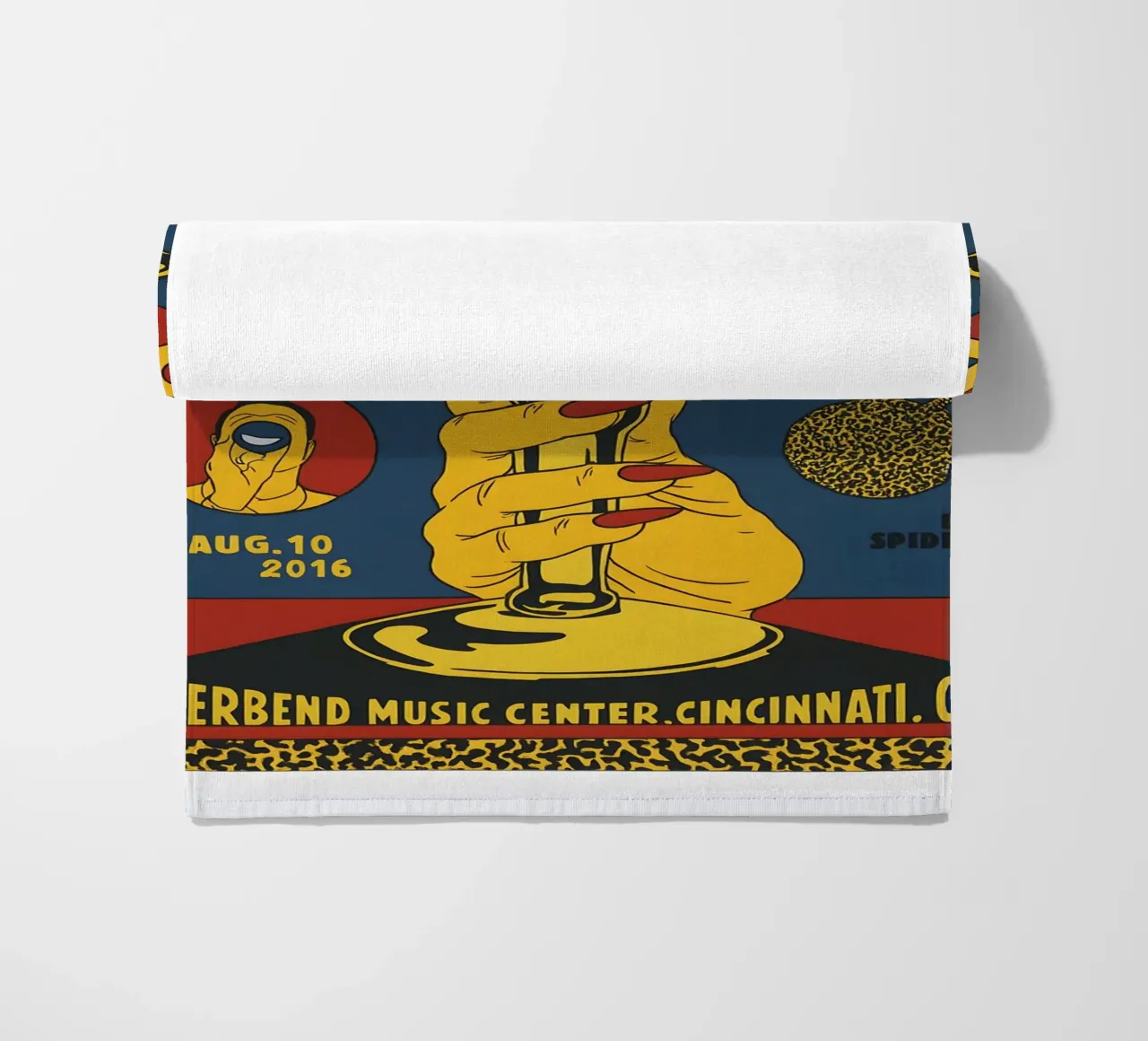 TONFON Blink Poster & 182 Riverbend Music Center Cincinnati telo mare da DGUnder