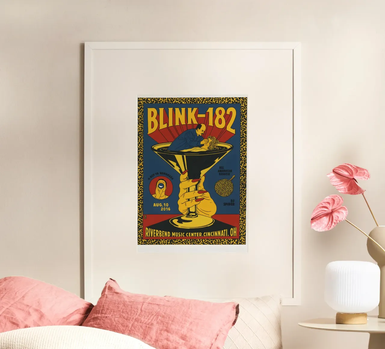TONFON Blink Poster & 182 Riverbend Music Center Cincinnati carta hahnemühle da DGUnder