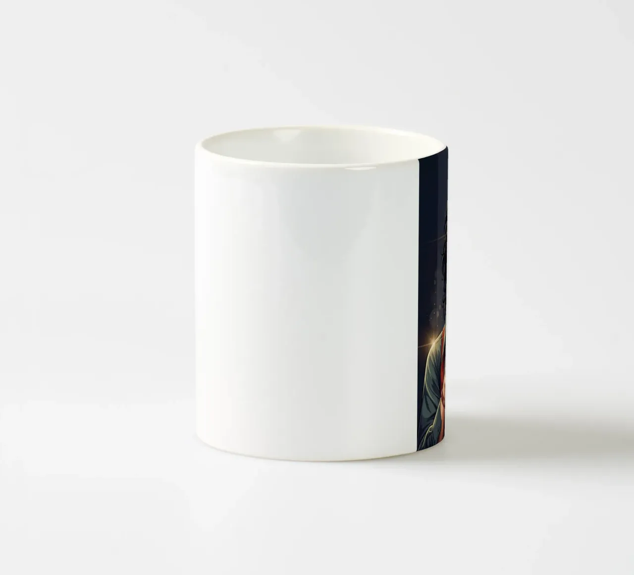 Frank Zappa rebel ceramic mug by Lembayung art