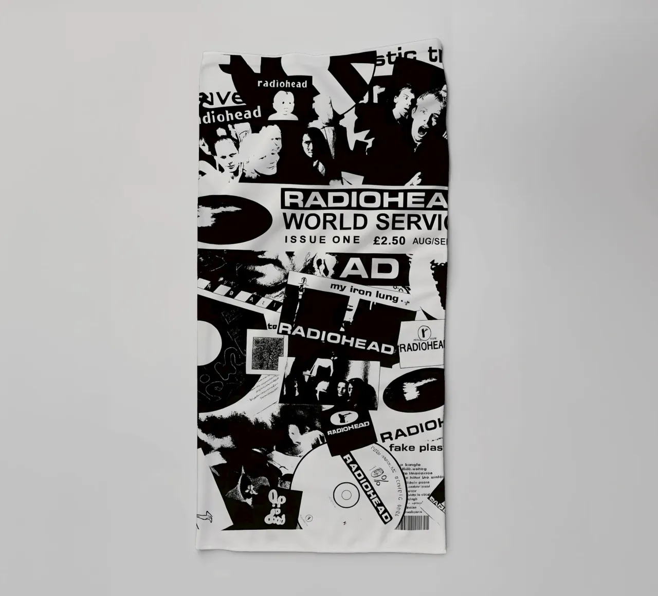 TONN Radiohead Poster Vintage Music Posters for Room towel by DGUnder
