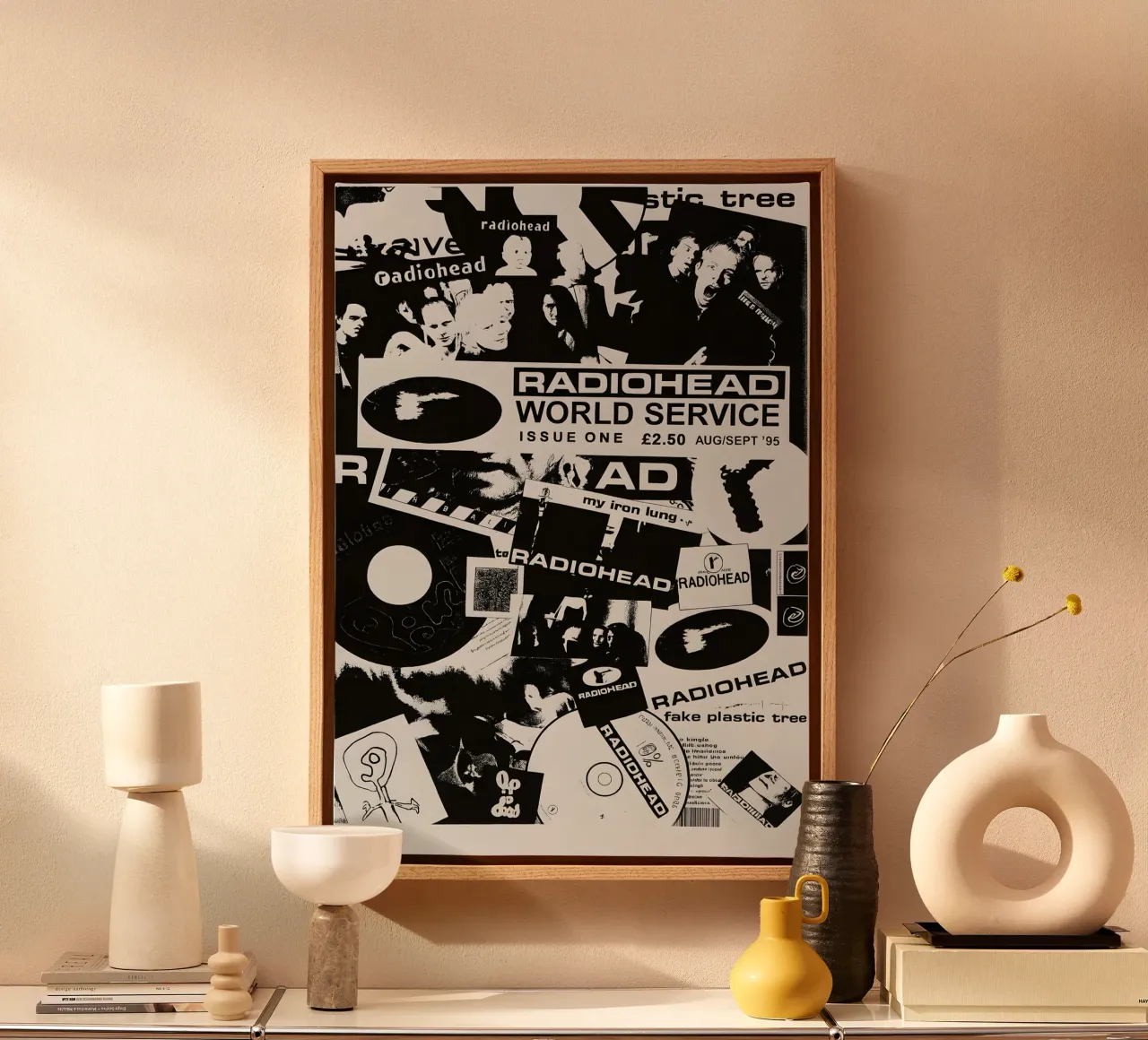 TONN Radiohead Poster Vintage Music Posters for Room canvas by DGUnder