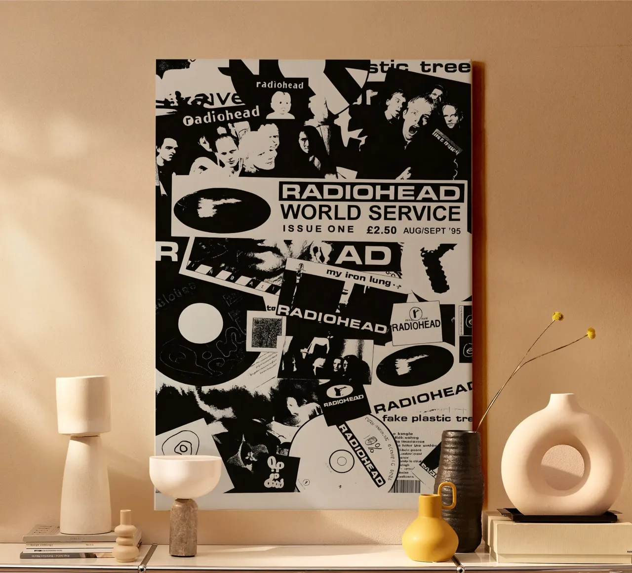 TONN Radiohead Poster Vintage Music Posters for Room canvas by DGUnder
