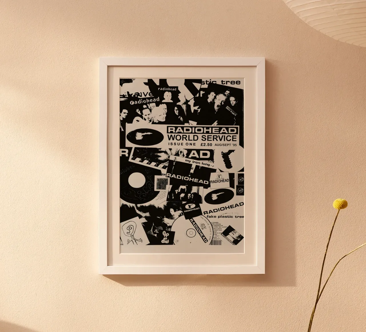 TONN Radiohead Poster Vintage Music Posters for Room hahnemühle by DGUnder