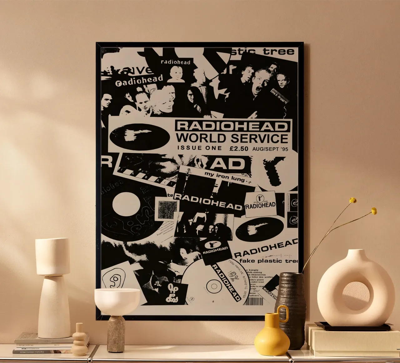 TONN Radiohead Poster Vintage Music Posters for Room hahnemühle by DGUnder