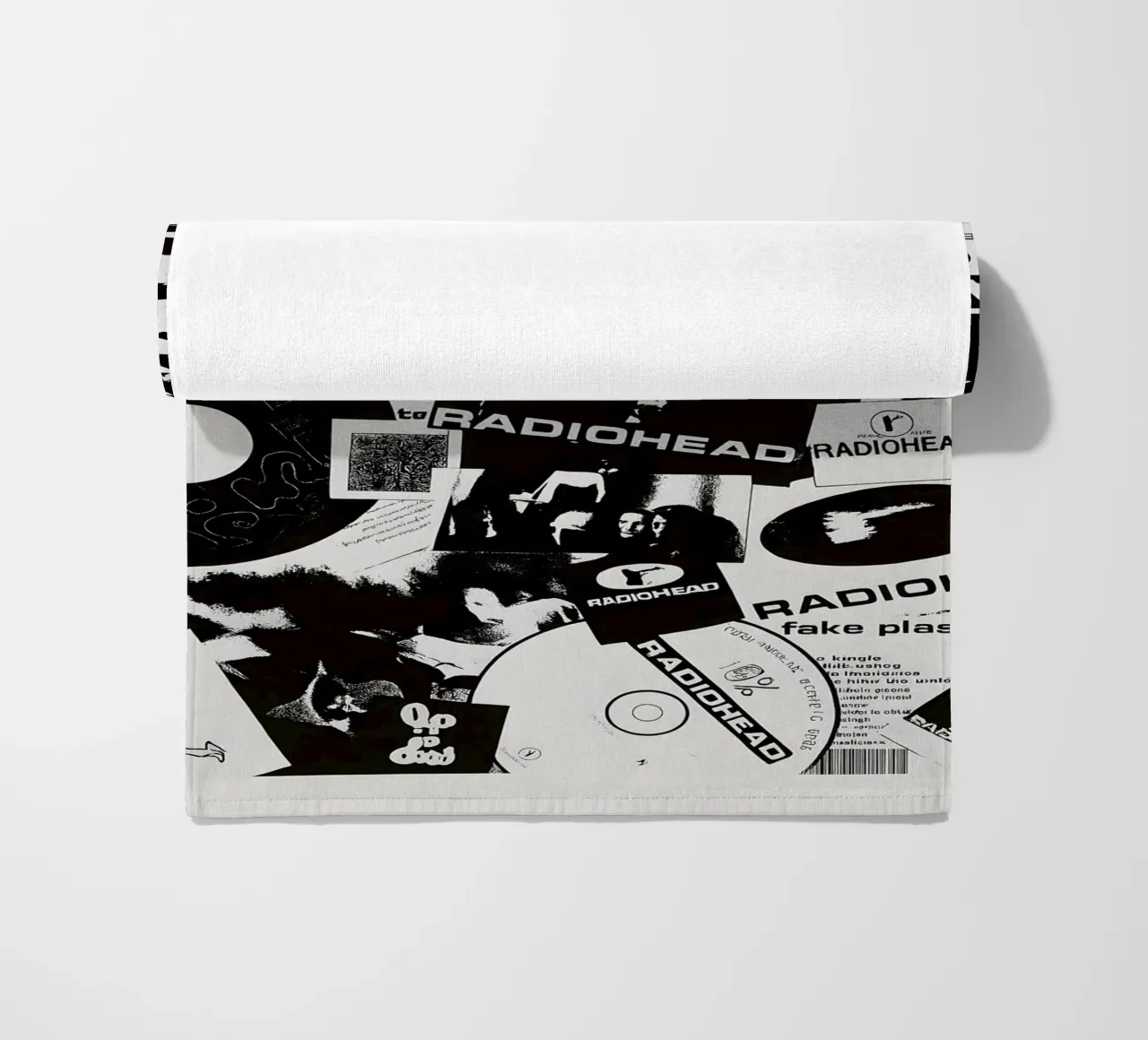 TONN Radiohead Poster Vintage Music Posters for Room beach towel by DGUnder