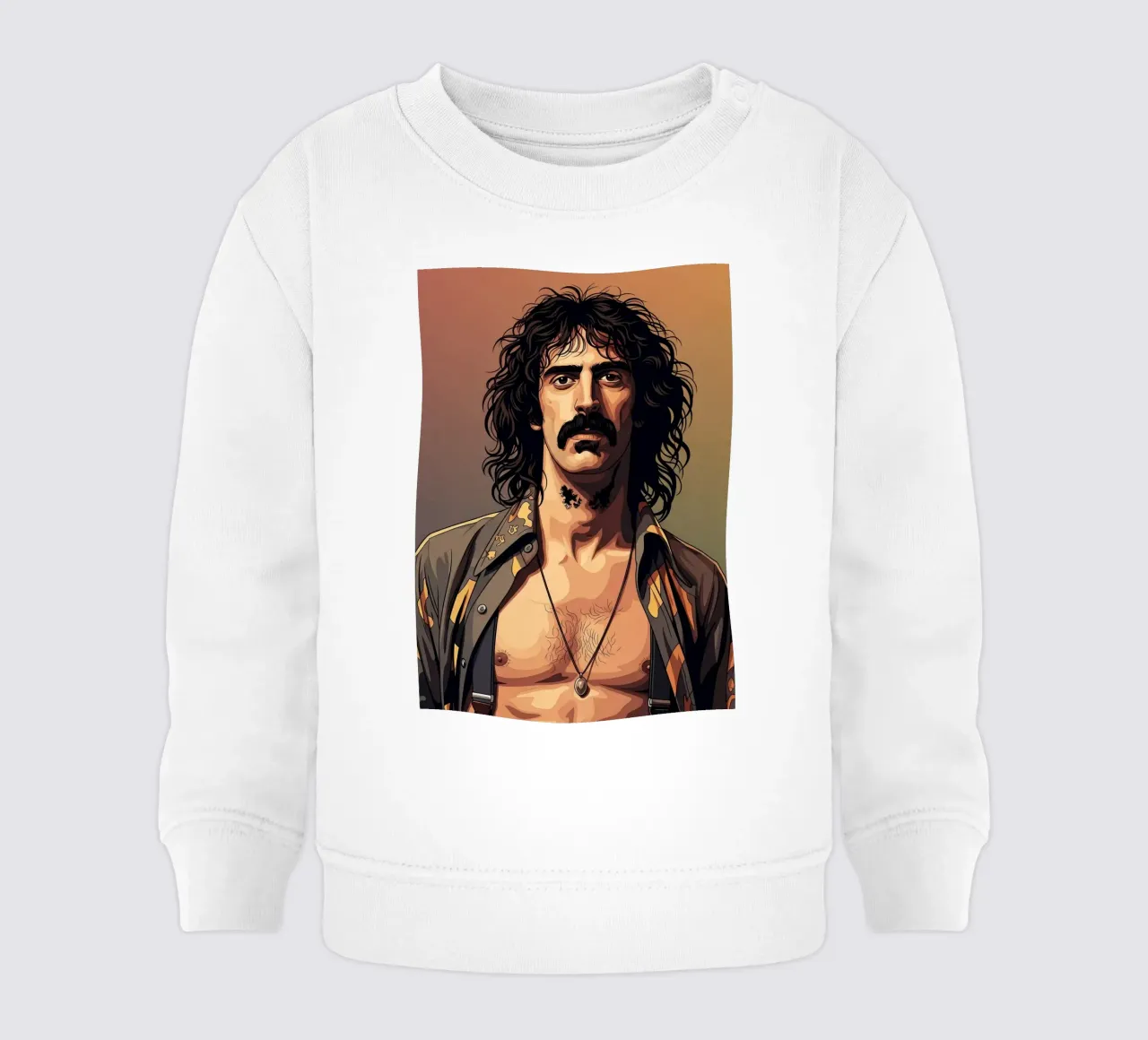 Frank Zappa vintage baby sweatshirt by Lembayung art